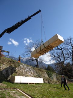 Les ossatures du cube du &quot;Quartier des fous&quot;