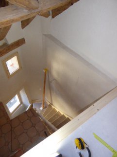 La cage d'escalier