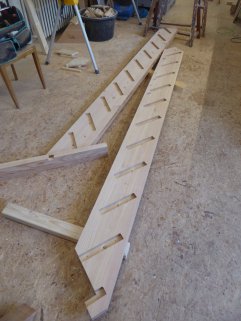 Les limons prêts en atelier